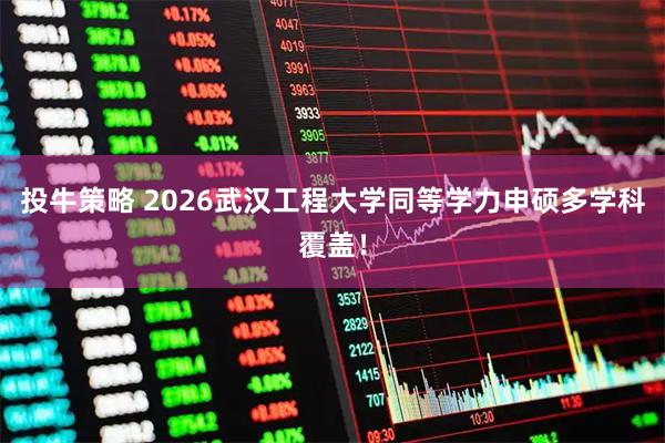 投牛策略 2026武汉工程大学同等学力申硕多学科覆盖！