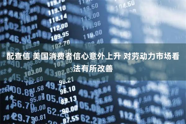 配查信 美国消费者信心意外上升 对劳动力市场看法有所改善