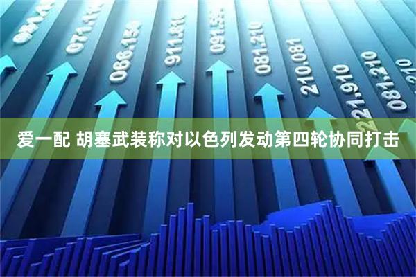 爱一配 胡塞武装称对以色列发动第四轮协同打击
