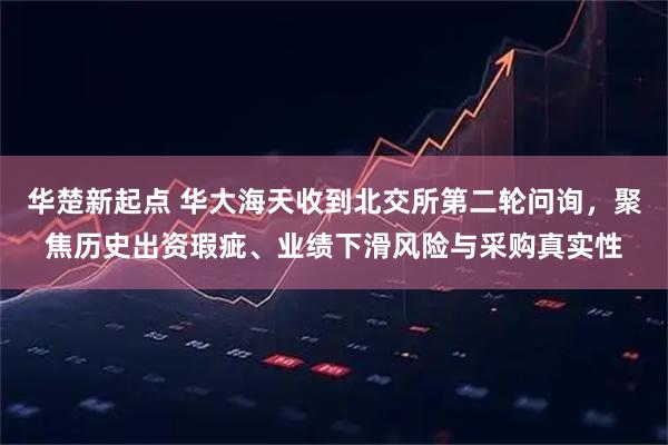 华楚新起点 华大海天收到北交所第二轮问询，聚焦历史出资瑕疵、业绩下滑风险与采购真实性